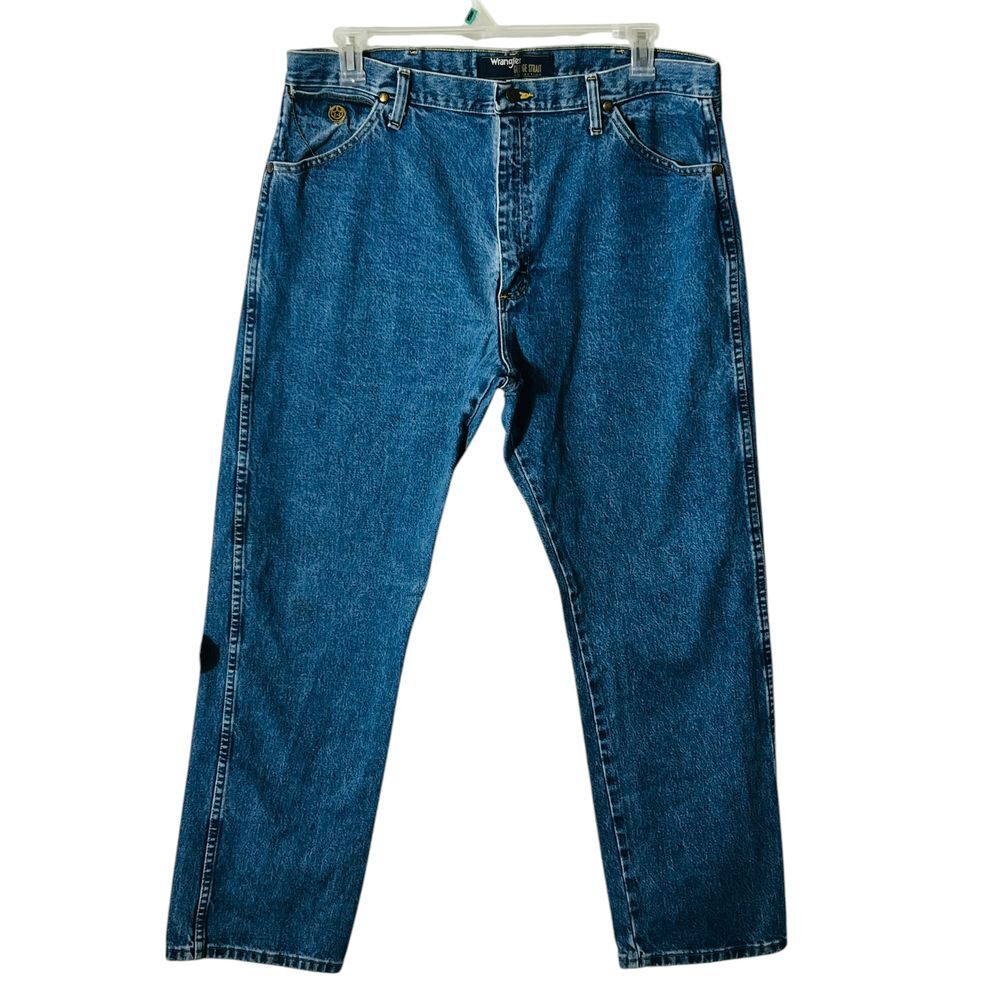Wrangler Jeans Mens Pants Denim George Strait‎ Cowboy Cut Rodeo Work Ranch 38x30